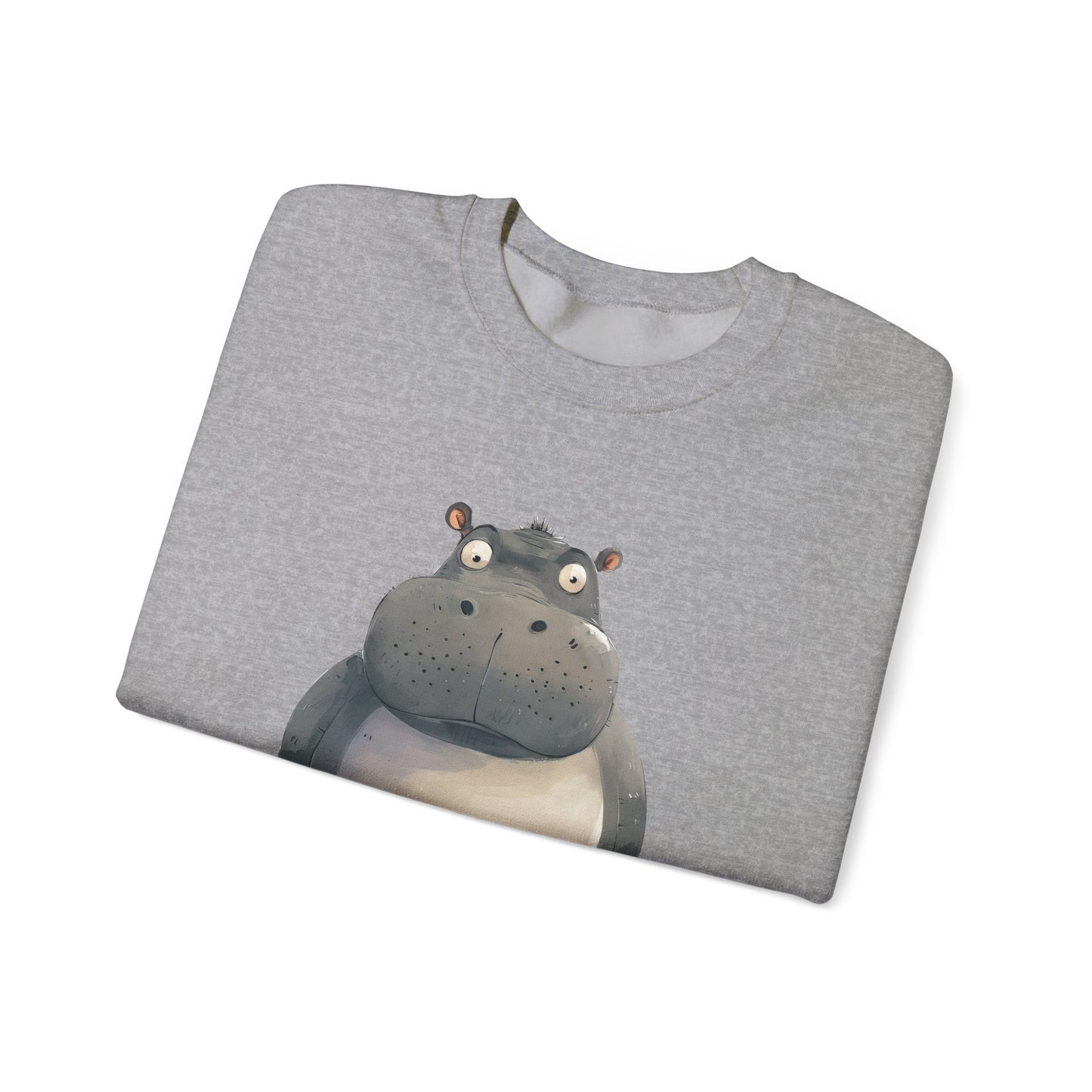 Sweatshirt , hippo "What's for dinner tonight?"