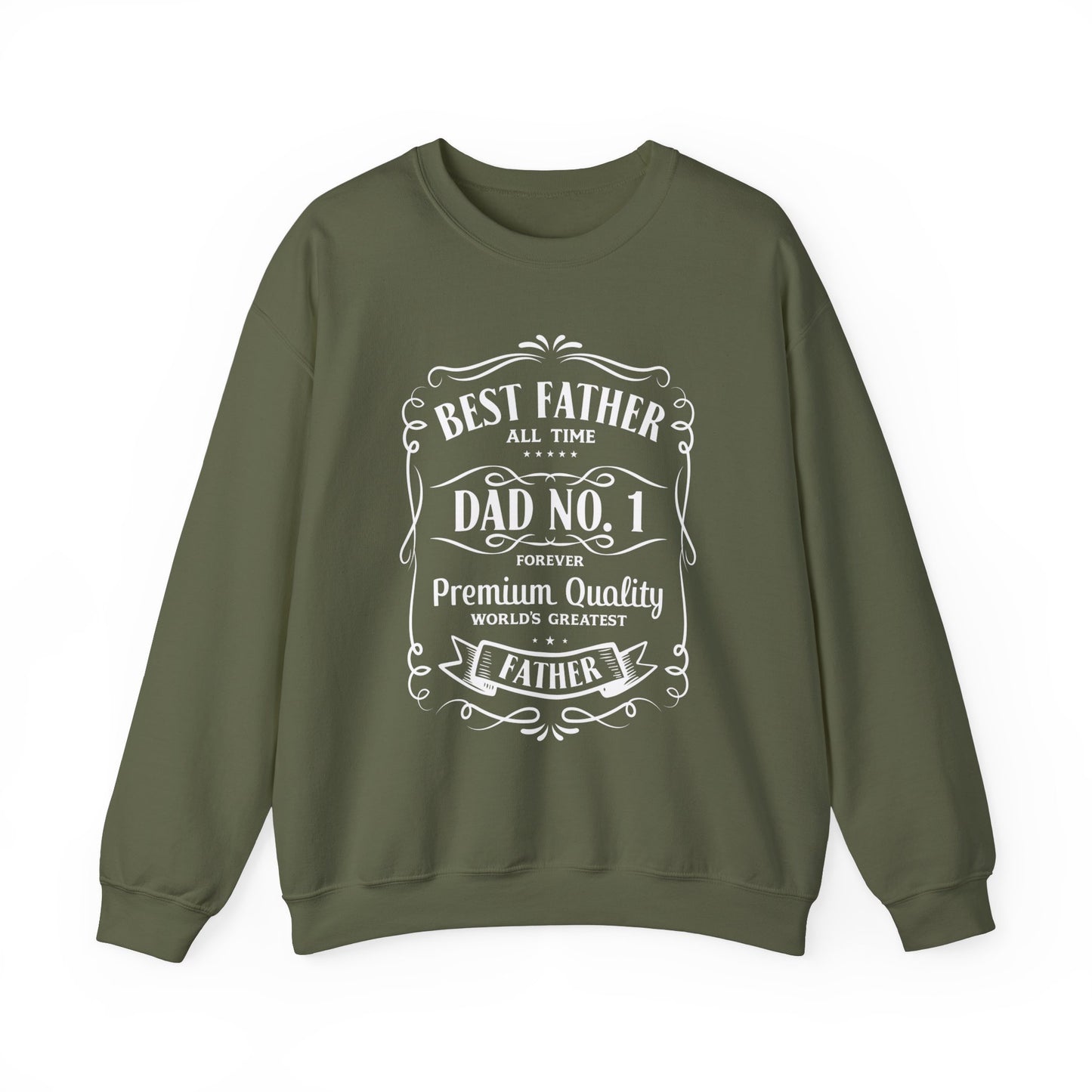 Best Father Ever Sweatshirt - Perfect Gift for Dad
