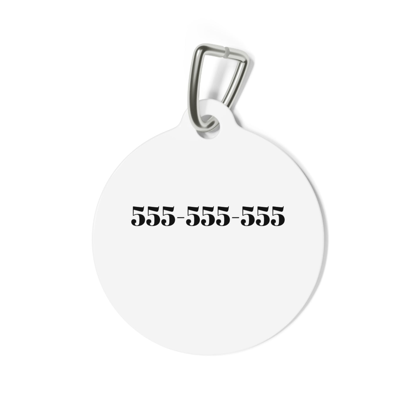 Customizable Pet Tag with Names and Number