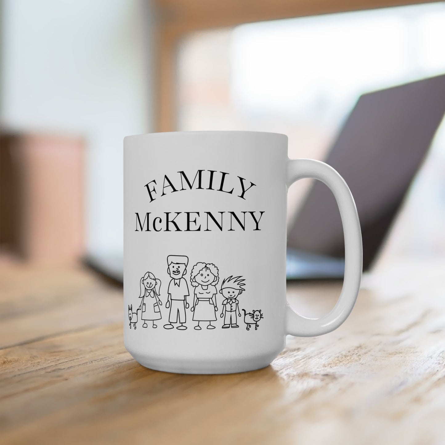 Customizable Ceramic Mug Family