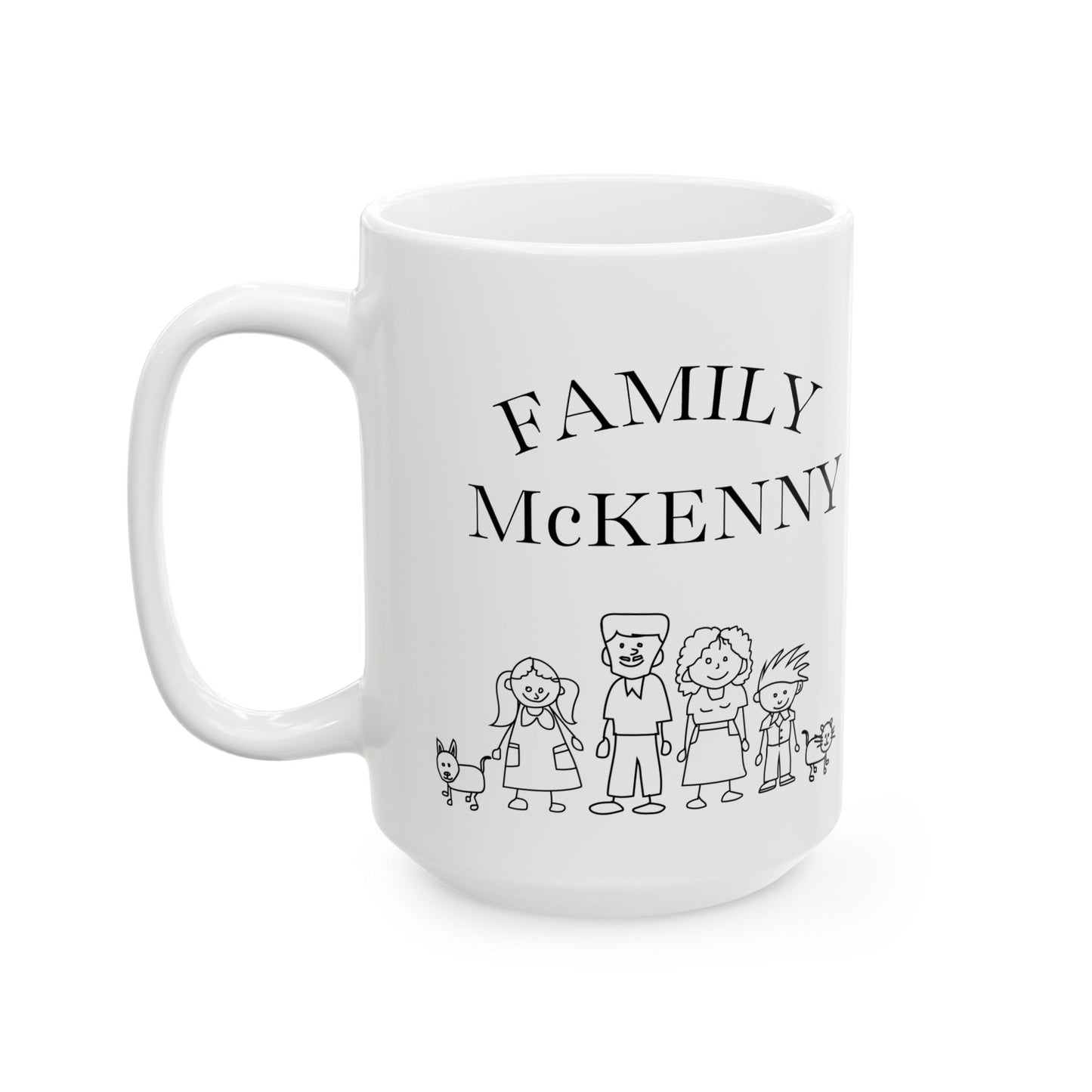 Customizable Ceramic Mug Family