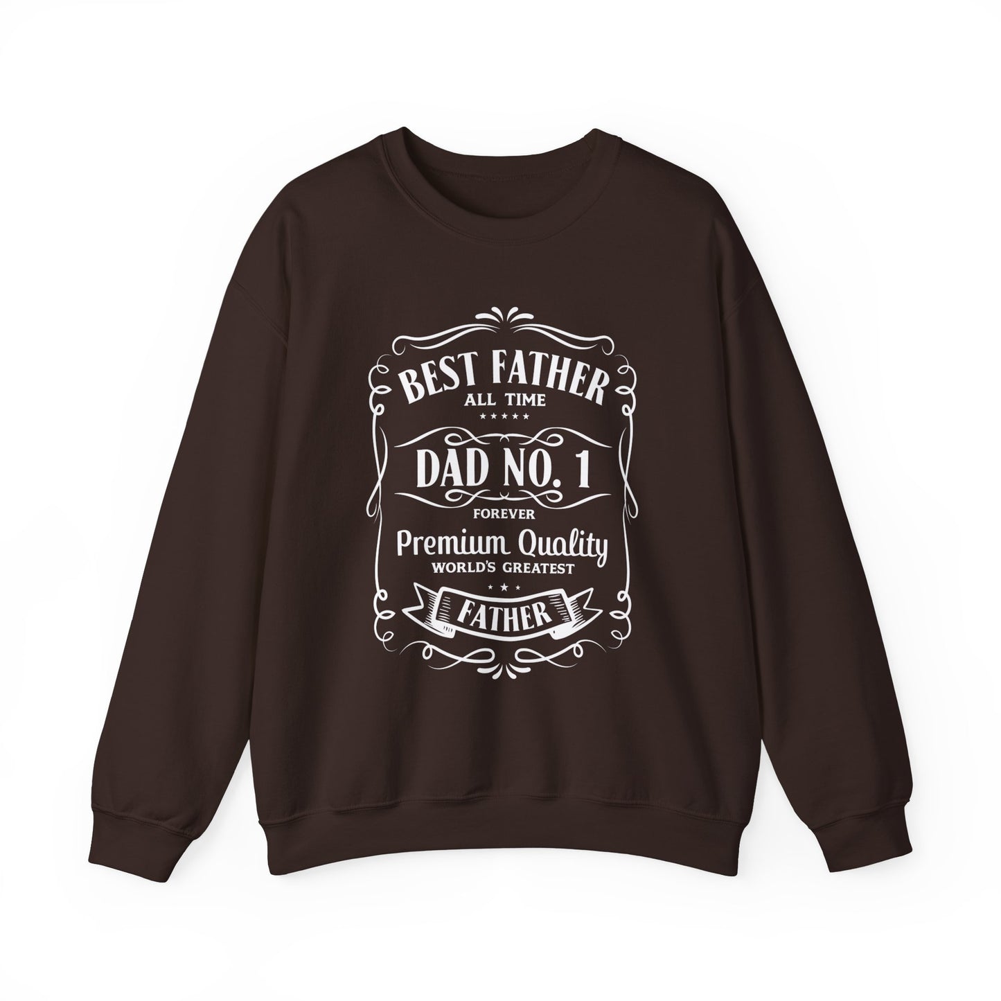 Best Father Ever Sweatshirt - Perfect Gift for Dad