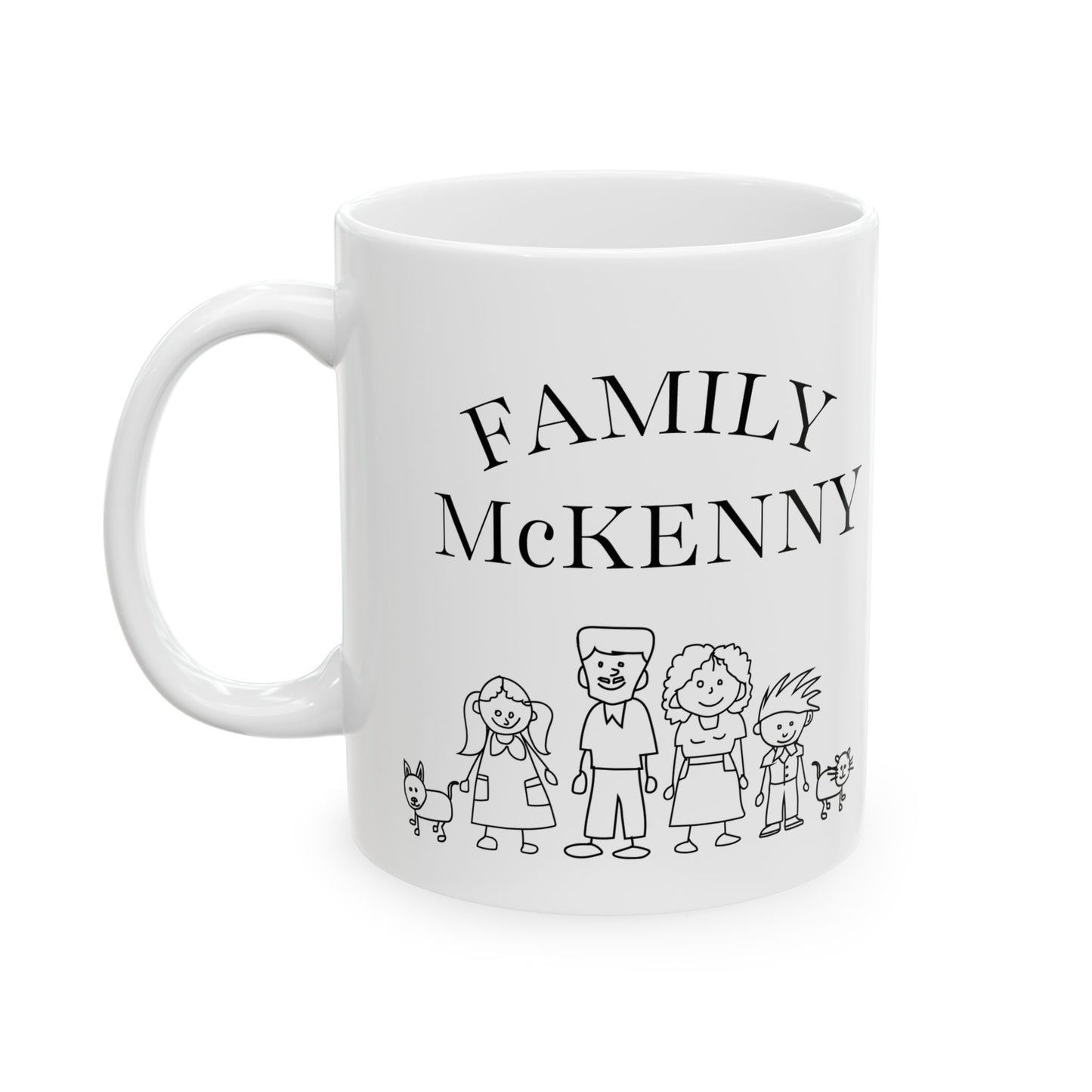 Customizable Ceramic Mug Family