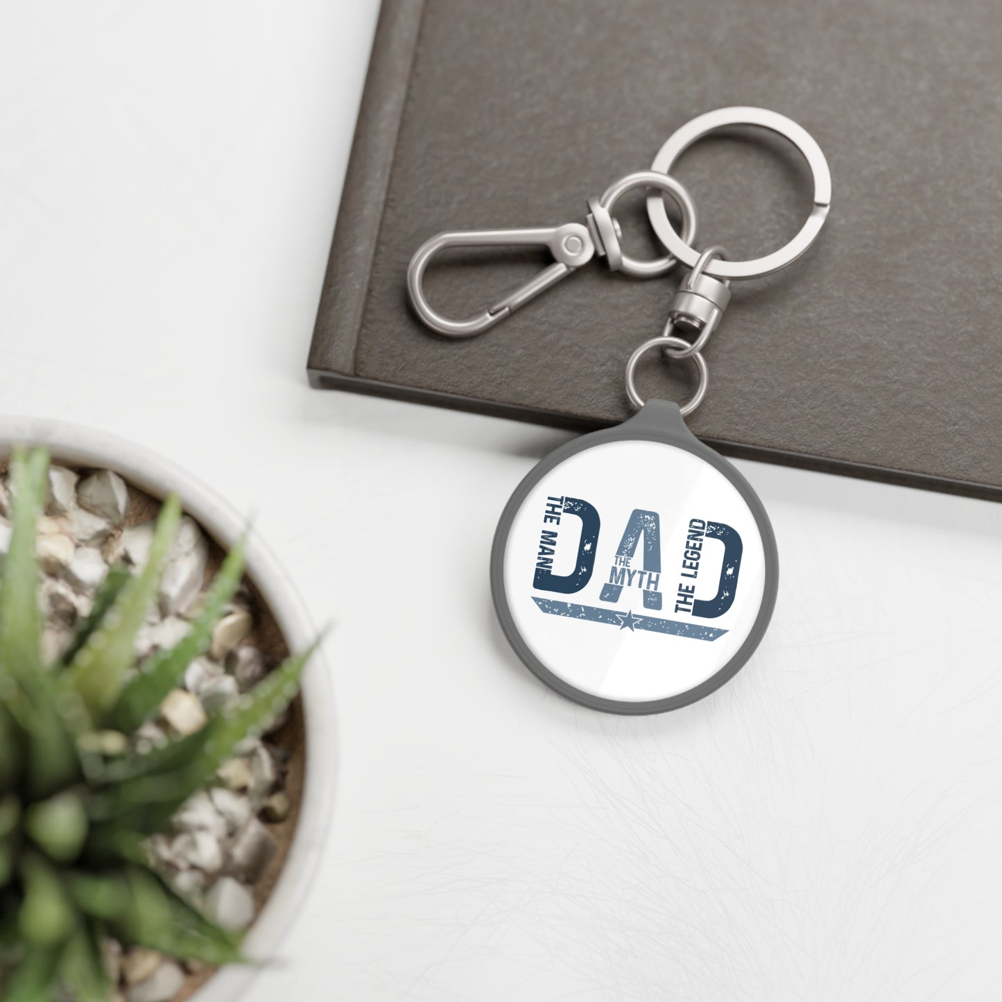 Dad Keyring Tag - The Man, The Myth, The Legend