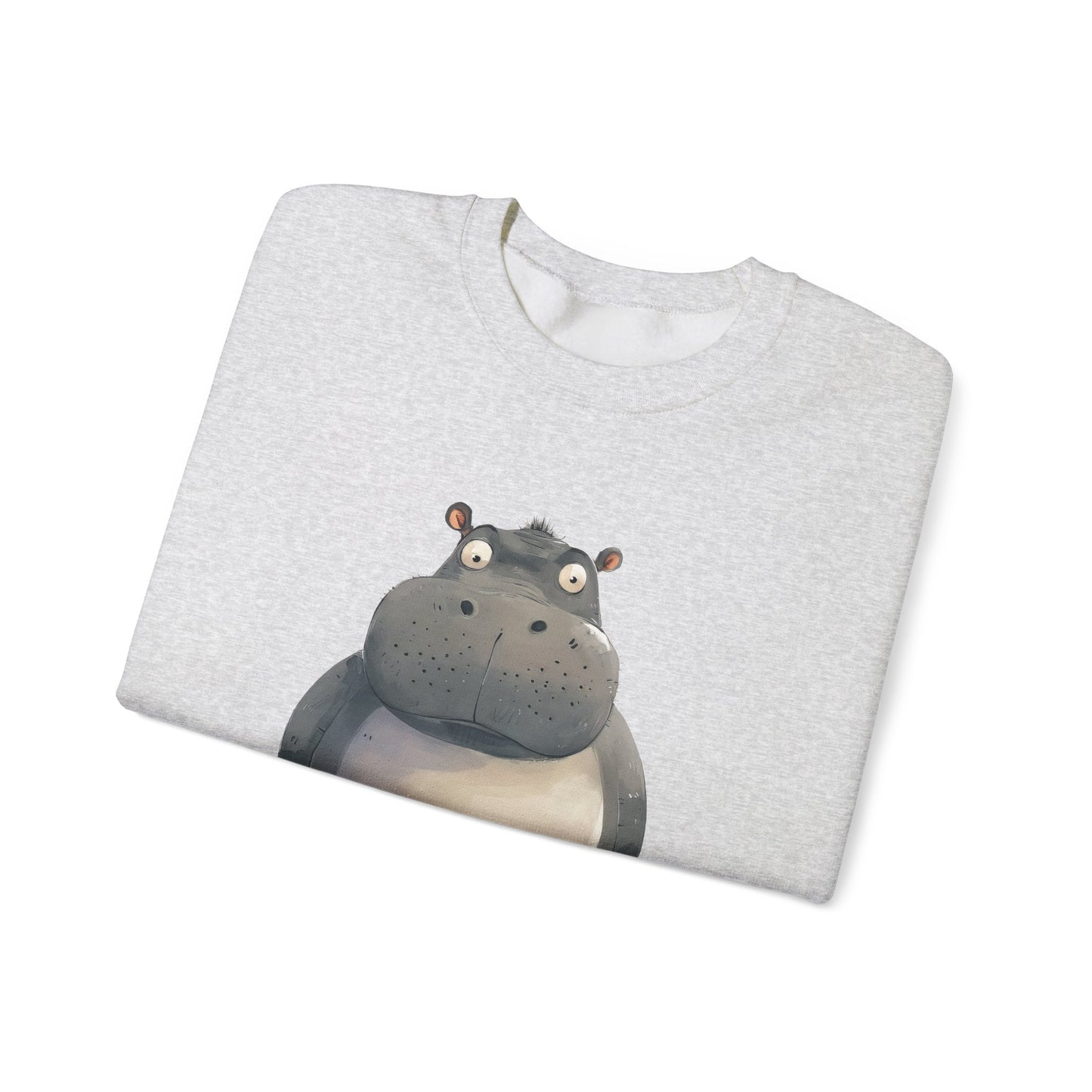 Sweatshirt , hippo "What's for dinner tonight?"