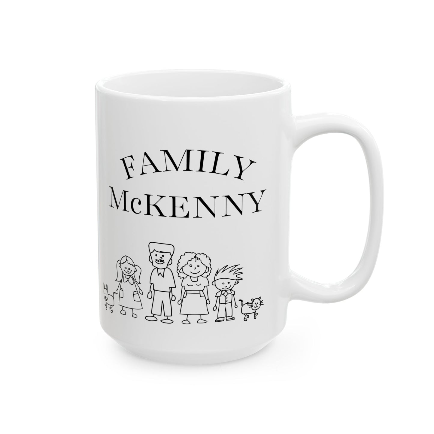 Customizable Ceramic Mug Family