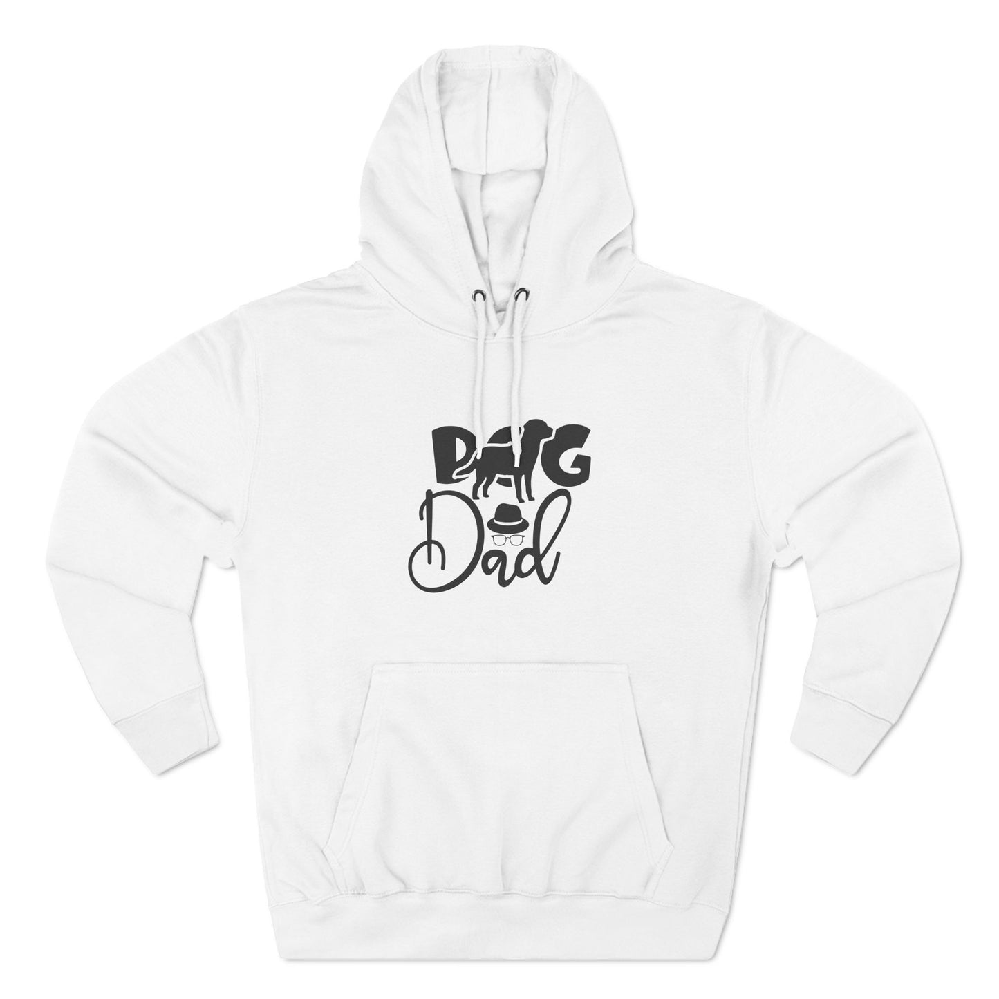 Three-Panel Fleece Hoodie Dog Dad