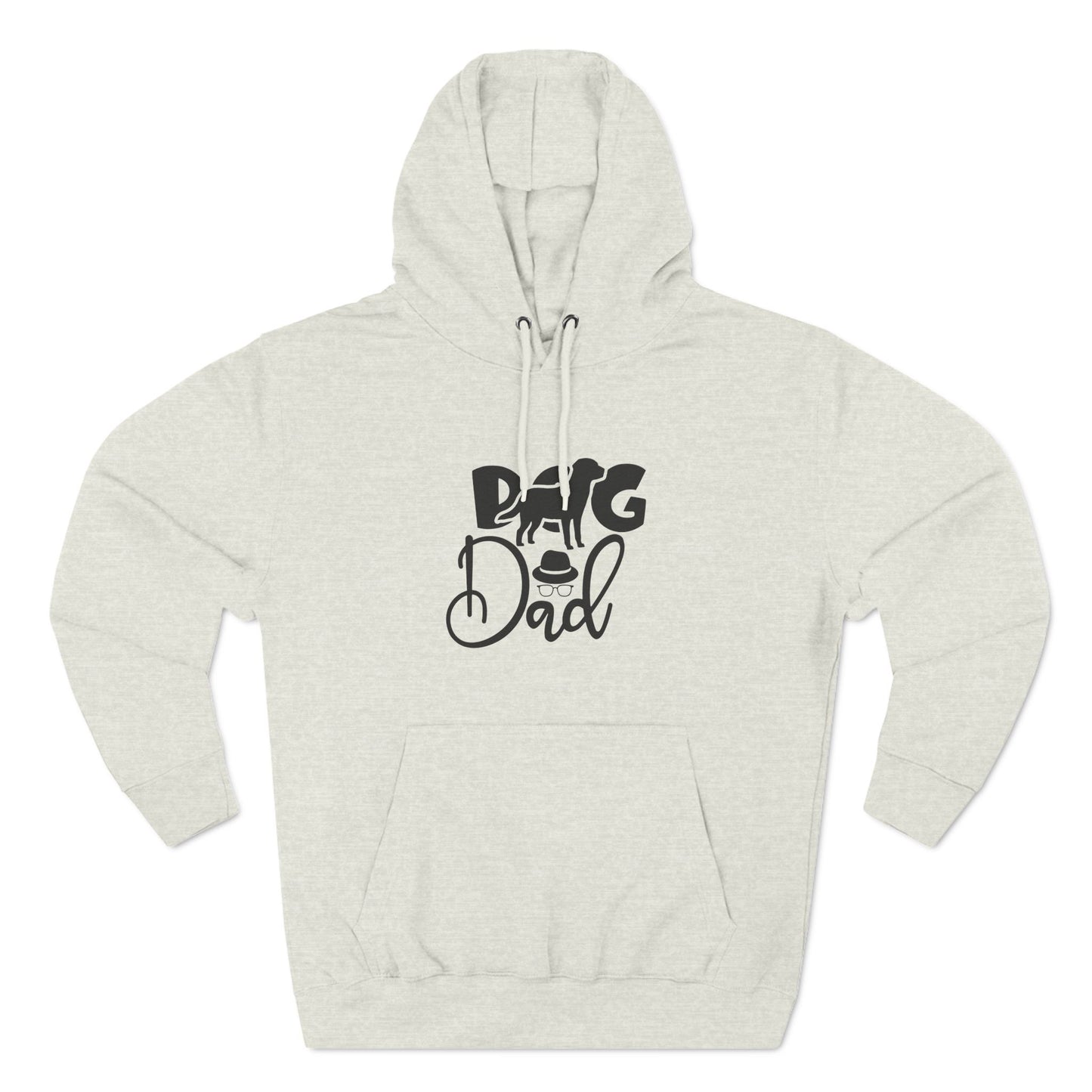 Three-Panel Fleece Hoodie Dog Dad