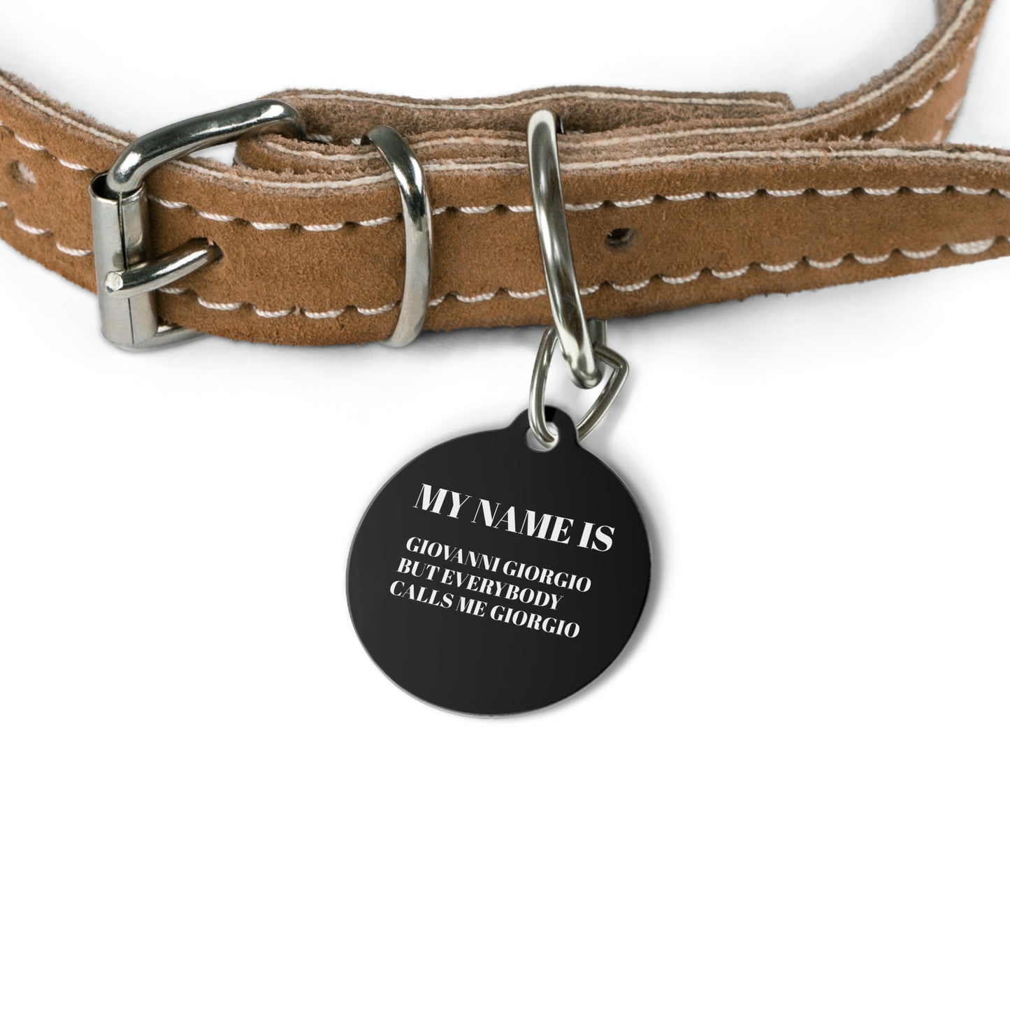 Customizable Pet Tag – Custom Name & Contact Info Tag for Dogs & Cats