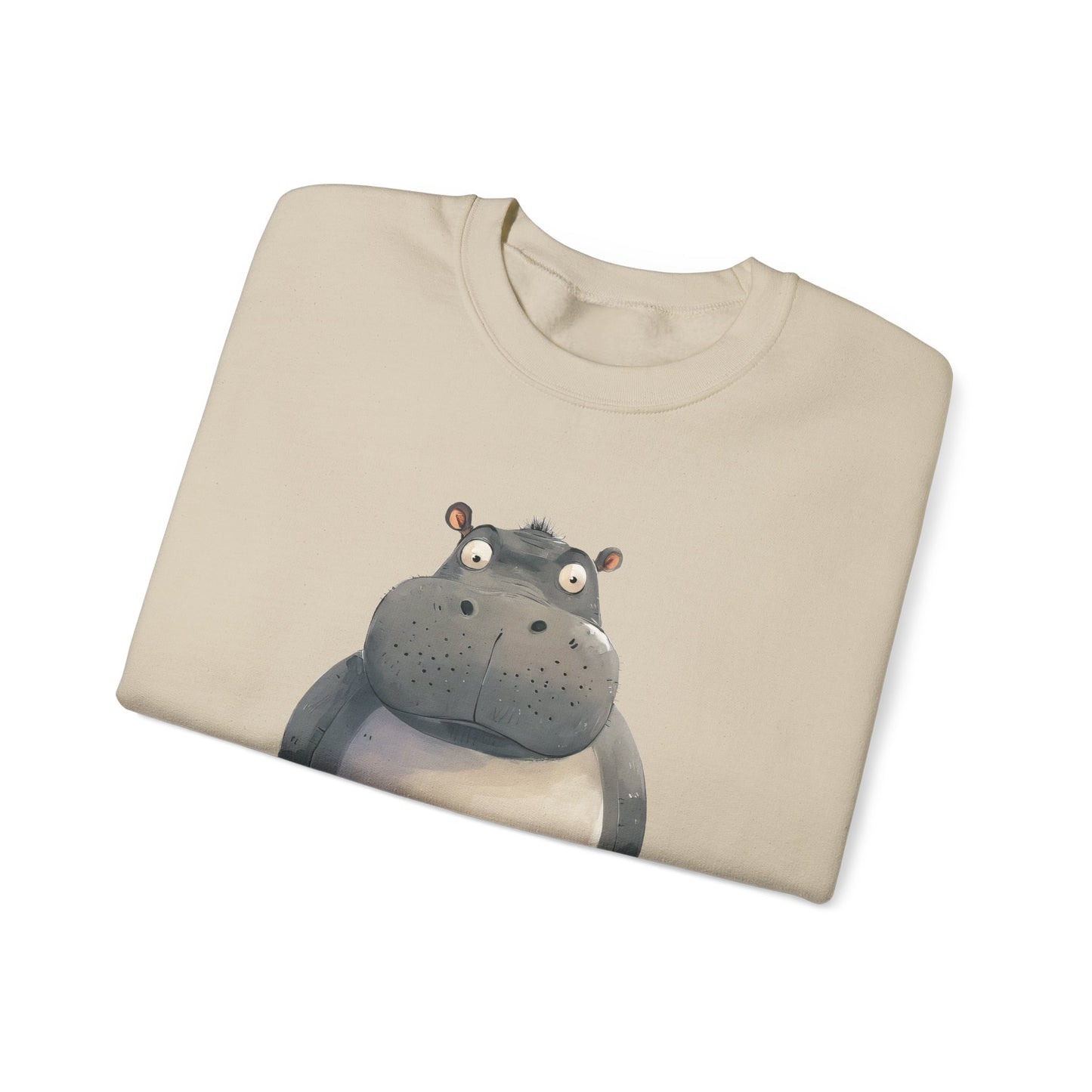 Sweatshirt , hippo "What's for dinner tonight?"