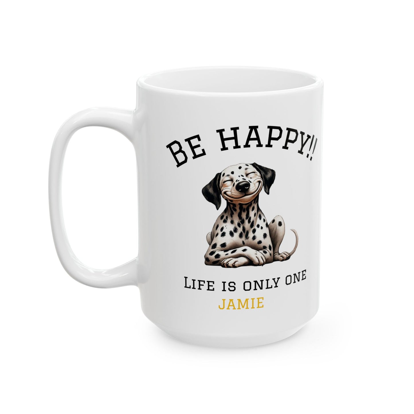 Customizable Ceramic Mug , (11oz, 15oz)