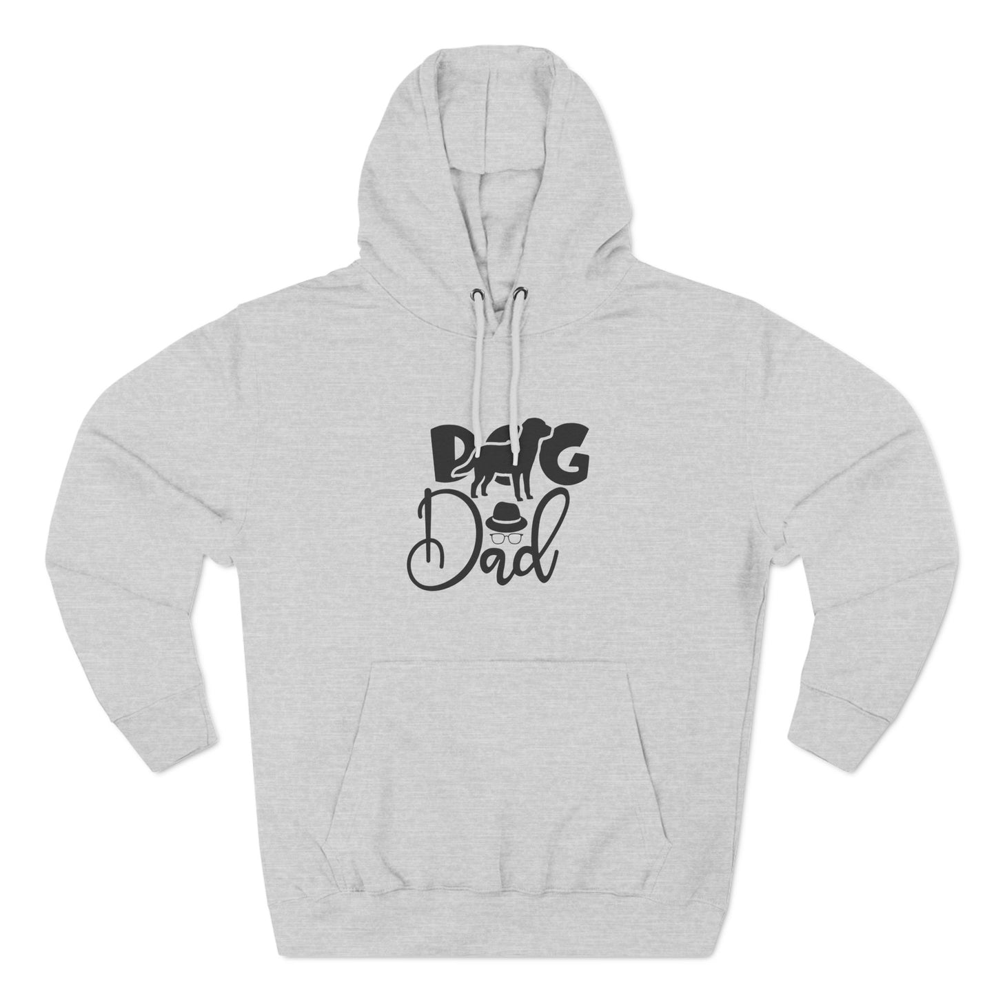 Three-Panel Fleece Hoodie Dog Dad