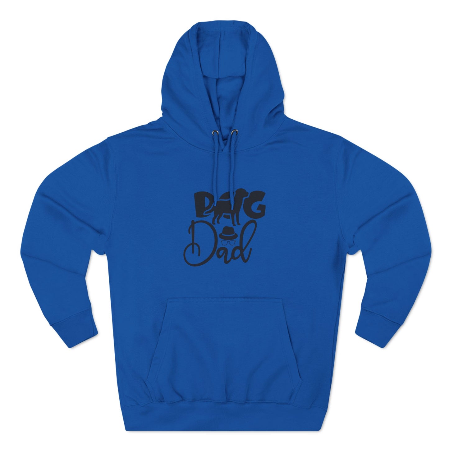 Three-Panel Fleece Hoodie Dog Dad