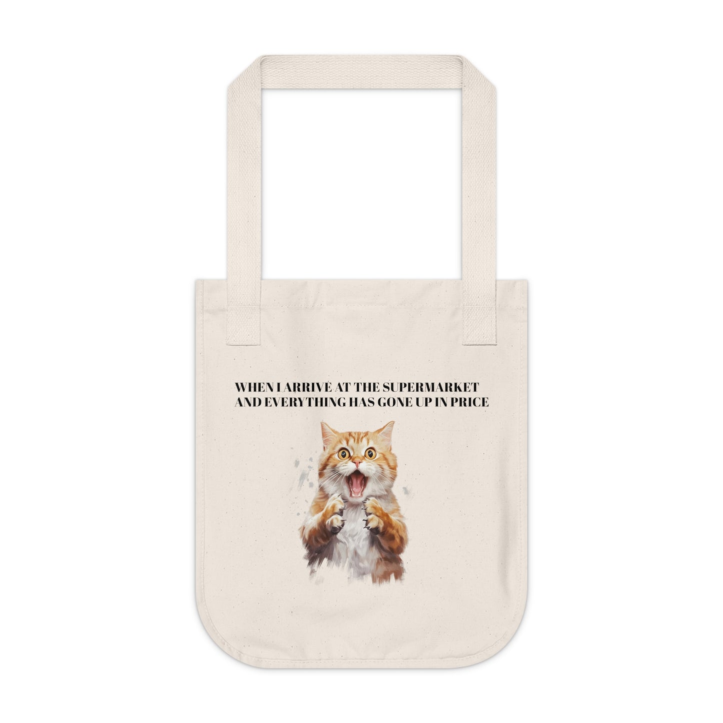 Organic Canvas Tote Bag ,  Funny