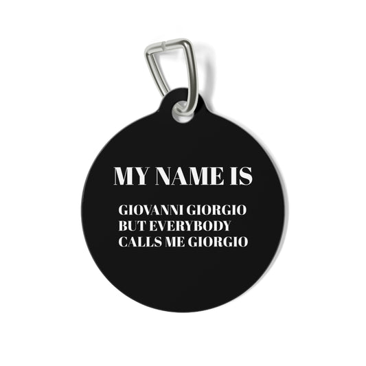 Customizable Pet Tag – Custom Name & Contact Info Tag for Dogs & Cats