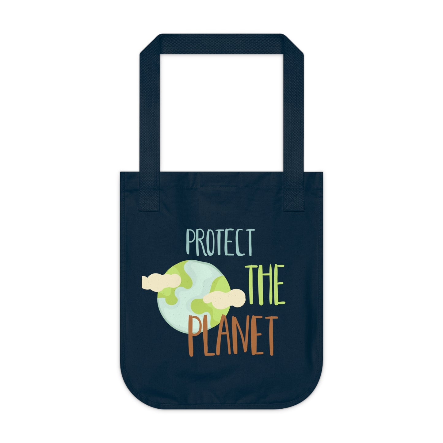 Tote Bag Organic canva- "Protect the Planet"